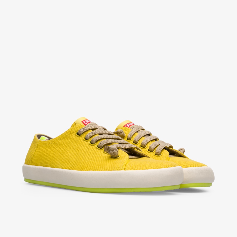 Camper Peu Rambla Yellow - Camper Women's Sneakers ||8762-HJXYE||